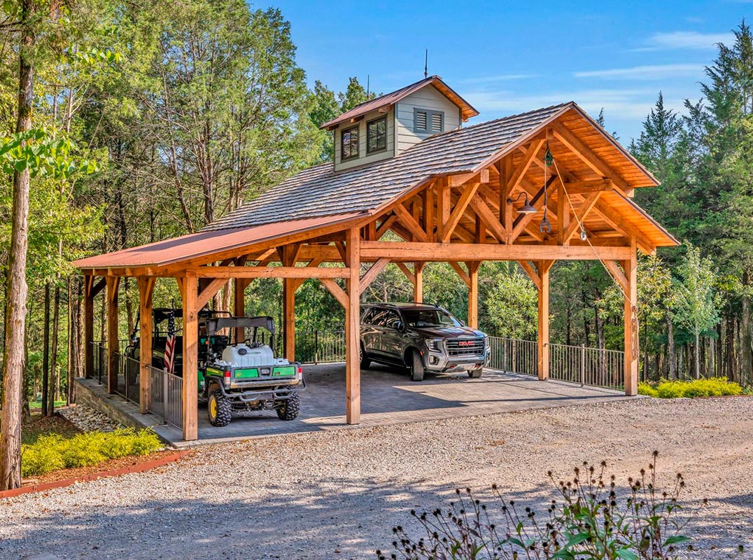 A Stunning Luxury Timber Frame Construction Home In The Heart Of Blue Creek